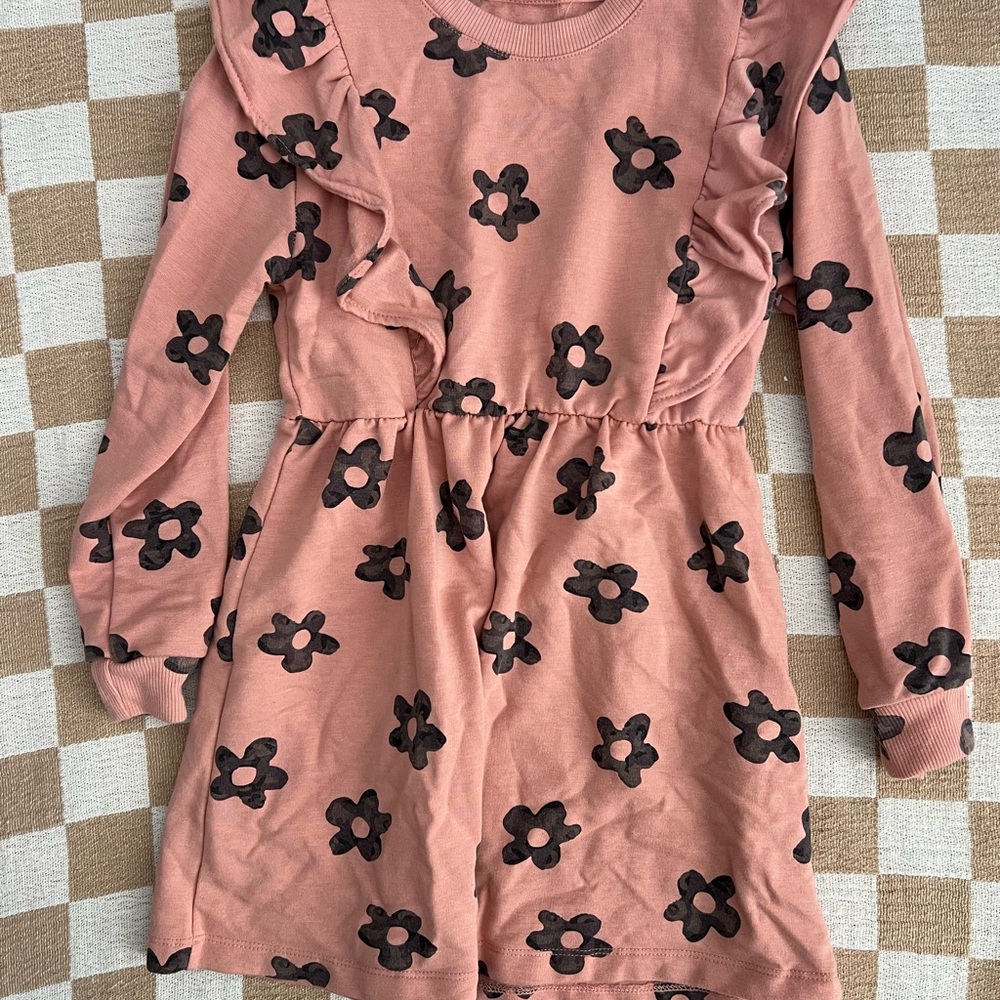 Floral knit dress